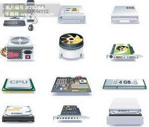 千圖網(wǎng) 主板與顯卡素材一站式下載平臺(tái)，助力家電銷售視覺設(shè)計(jì)